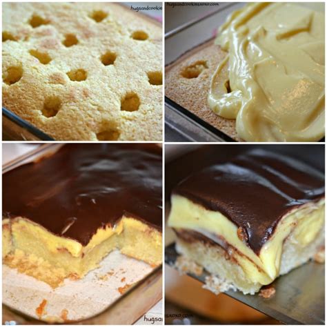 What you need to cook boston cream pie poke cake