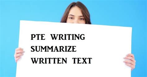 Pte Writing Summarize Written Text Test Tips And Strategies Sexiezpicz Web Porn