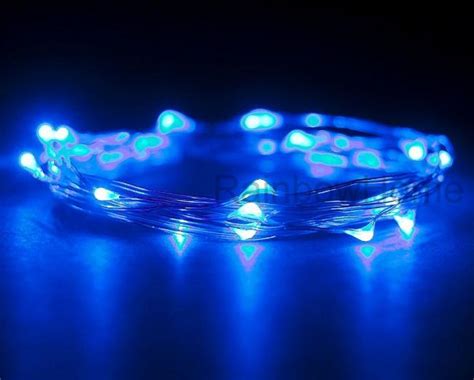 Led Copper Silver Wire String Fairy Lights Cr2032 Battery Power