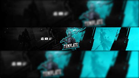 Templar Gaming Clan Mascot Banner | Free PSD - Zonic Design Download