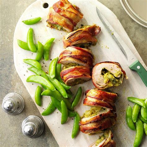 Cover and cook on low until very tender, 6 to 8 hours. Bacon-Wrapped Pesto Pork Tenderloin Recipe | Taste of Home