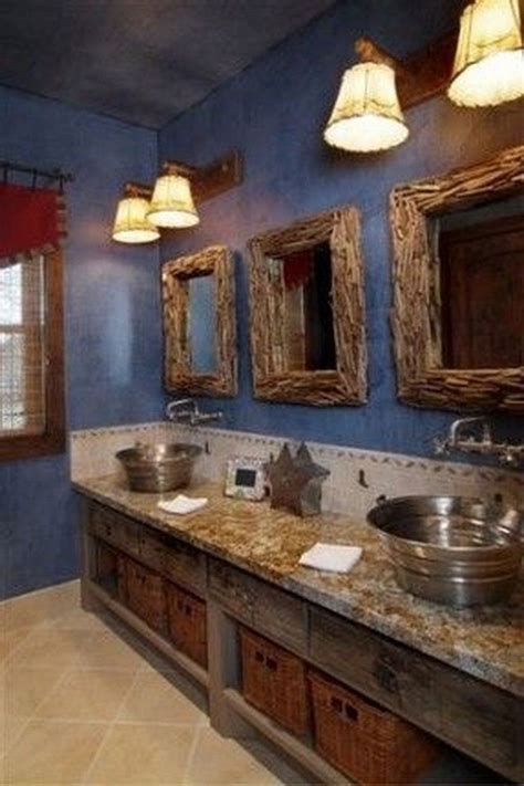 They even have their own cabins whilst others choose to stay in a resort. 40 Interesting Rustic Bathroom Storage Ideas | Rustic ...