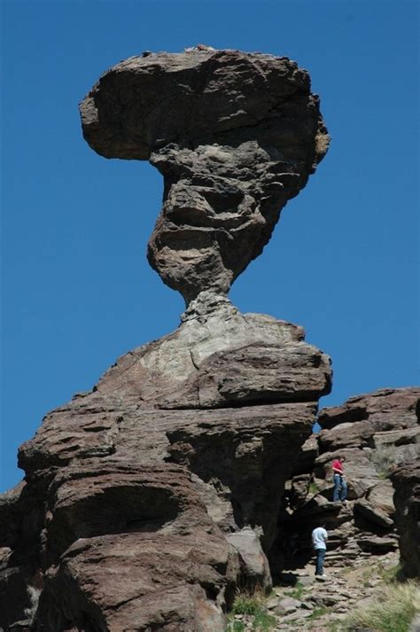 Balanced Rock A Geologic Oddity In South Central Idaho Near Buhl