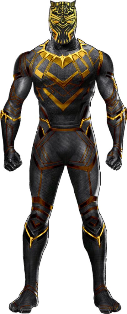 For questions about the 2018 black panther film starring chadwick boseman as t'challa. MCU Black Panther - Killmonger Golden Jaguar PNG by ...