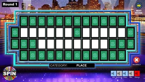 Wheel Of Fortune Powerpoint Game Show Templates Professional Template