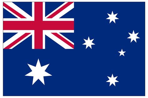 Die flagge australien ist aus 100 % polyester und doppelt umsäumt. WB-Versand - Flagge Australien