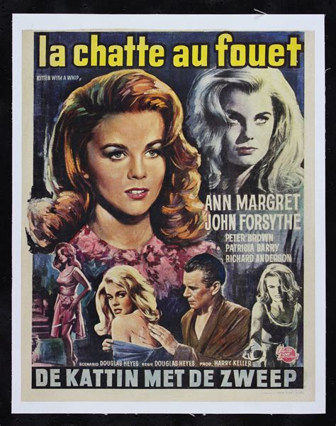 Kitten With A Whip Cinemasterpieces Belgium Sexy Ann Margret Movie Poster 1964 Ebay