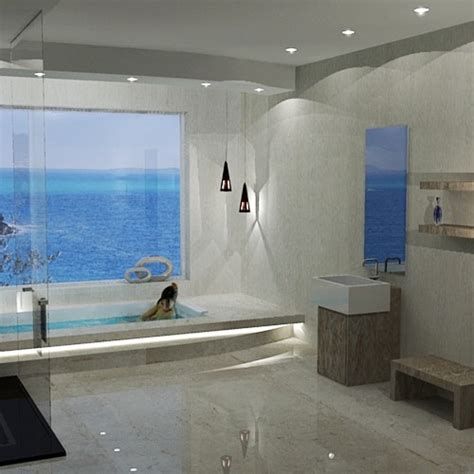 Interior Decorating Funtastic Bathroom 3d Visualization French