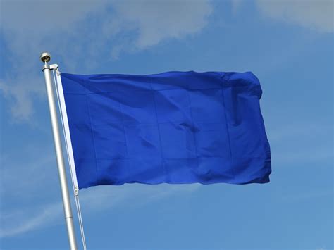 Blaue Flagge 18 Größen sofort lieferbar FlaggenPlatz de