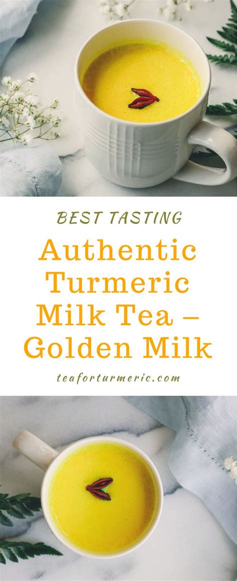 Authentic Turmeric Milk Tea Golden Milk Haldi Ka Doodh Recipe