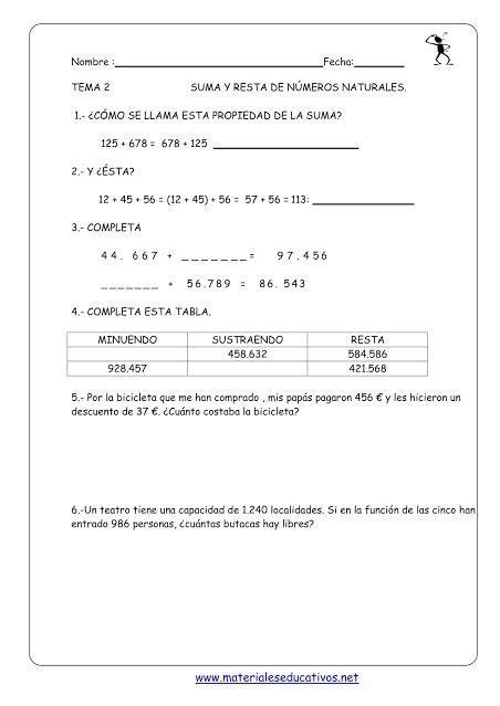 Cuaderno De Ejercicios De Matematicas Para Quinto Grado De Cuadernos