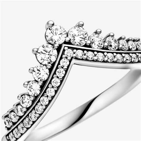 Check spelling or type a new query. Princess Wishbone Ring, Sterling Silver, Clear, Cubic Zirconia