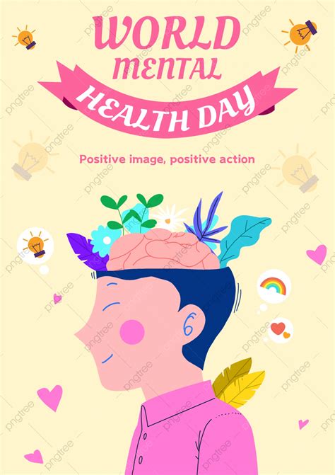 Gambar Poster Hari Kesehatan Mental Sedunia Templat Untuk Unduh Gratis Di Pngtree