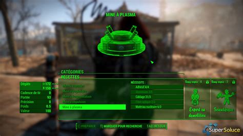 Vous débutez sur le jeu fallout 4 ? Le Craft - Soluce Fallout 4 | SuperSoluce
