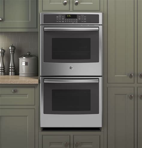 This is a wall oven base cabinet. JK5500SFSS | GE 27" Built-In Double Convection Wall Oven ...