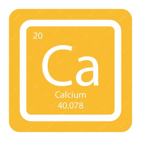 Premium Vector Calcium Icon Vector