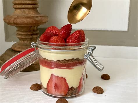 Tiramisu fraises spéculoos