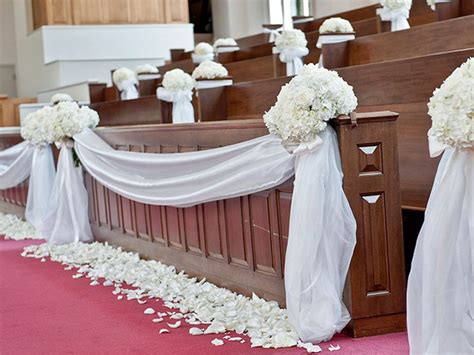 Church Wedding Decorations Ideas Pews - The Wedding