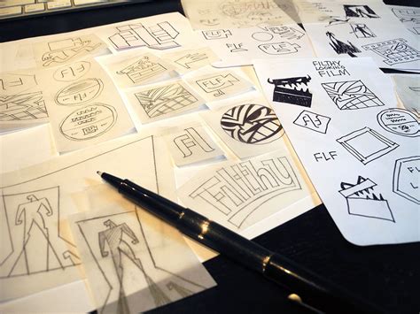 A Look Inside A Designers Sketchbook Learn Logo Design