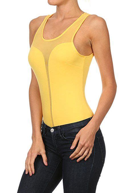 785 Bodysuits For Women Long Sleeve Sleeveless Leotard Tank Top