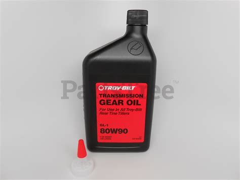 Routine lawn mower maintenance, like changing your oil, can help extend the life of your machine. Troy-Bilt Part 737-04040, OIL-TRANSMISSION GEAR 80/90W ...