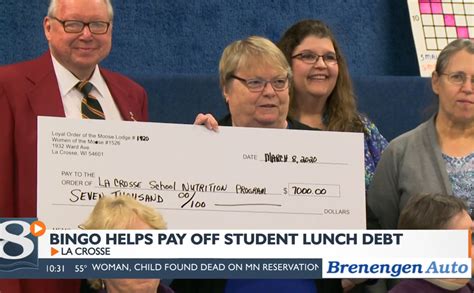 Sunday Bingo Helps Pay Off School Lunch Debt