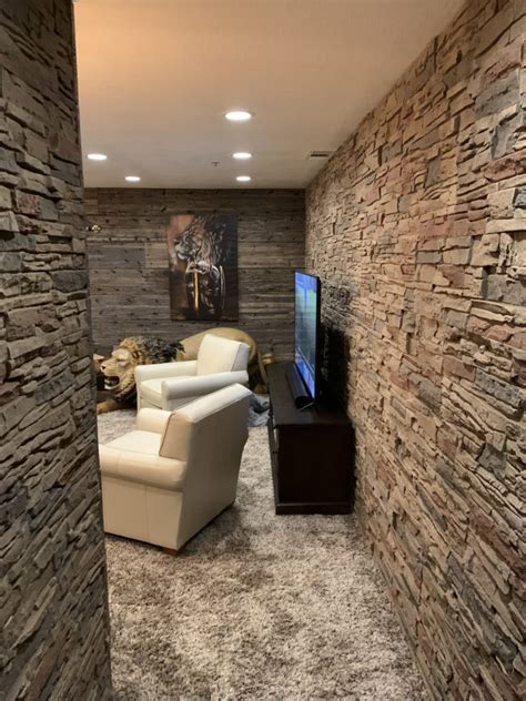 Bills Diy Hallway And Living Room Accent Wall Genstone