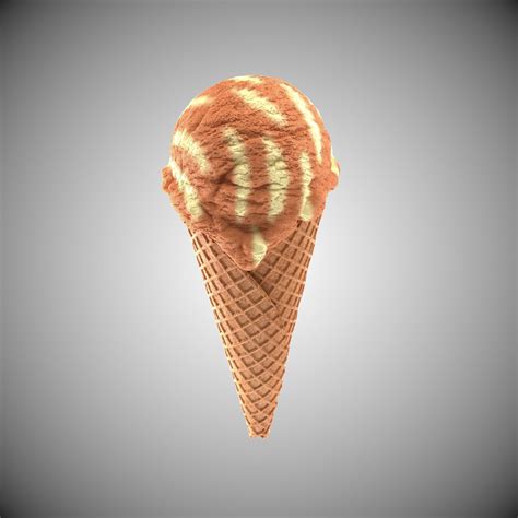 Icecream Cone 3d Model Cgtrader