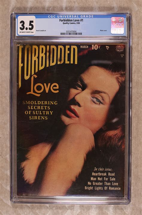 Forbidden Love 1950 1 Cgc 35