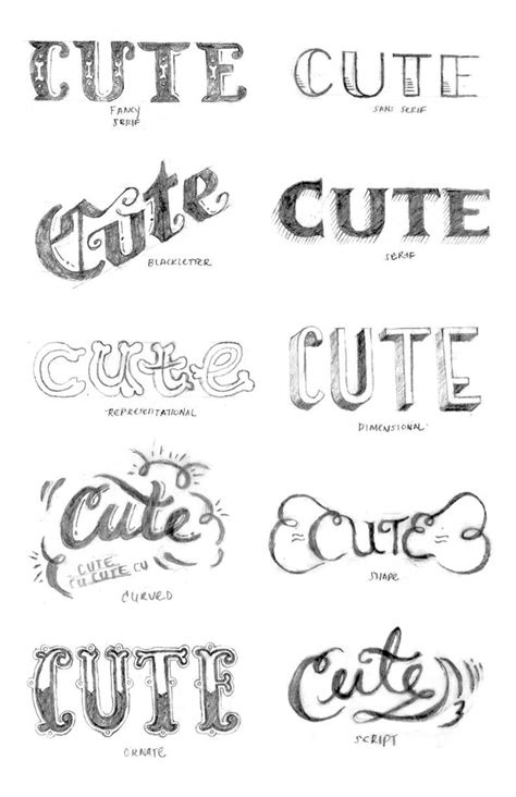 Drawing Font Styles Images Different Lettering Styles For Drawing Vrogue