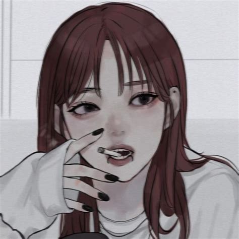 Aesthetic Anime Smoking Girl Wallpaper Gothic Anime Girl Emo Anime