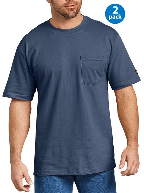 Genuine Dickies - Men's Short Sleeve Heavyweight Pocket T-Shirt, 2-Pack