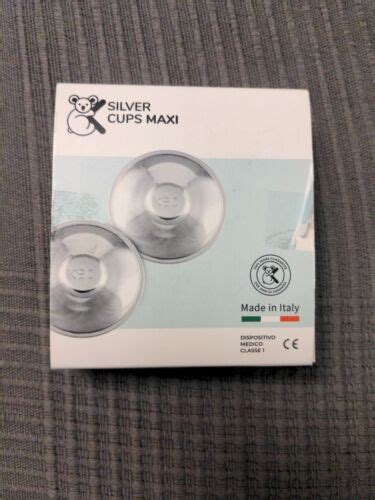 Koala Babycare Silver Nipple Shields Nickelfree Cups Maxi Ebay