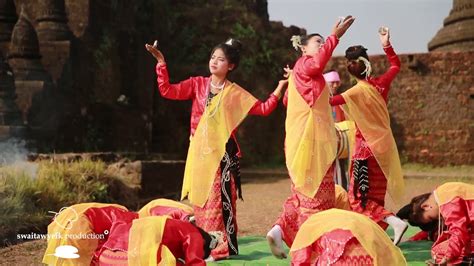 ရခိုင်ရိုးရာအက Buddha Puaznia Rakhine Traditional Dance Youtube