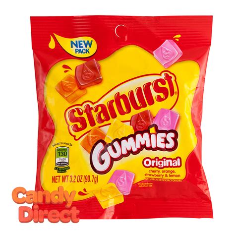 Starburst Original Gummies 32oz Peg Bag 12ct Candydirect