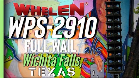 Whelen Wps 2910 Siren Test Full Wail Wichita Falls Texas Youtube