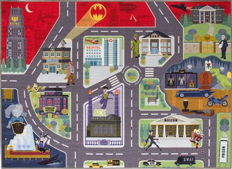 Buy Kc Cubs Batman Gotham City Road Educational Learning And Game Area