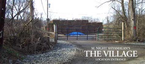 The village does a good job of building its tension, and all told, the way it pulls out the. Chadds Ford filming location for M. Night Shyamalan's "The ...