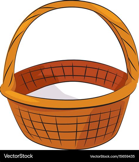 Cartoon Image Basket Icon Basket Symbol Royalty Free Vector