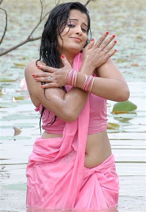 Kannada Actress Roopa Hot Navel Photos In Saree Camhotube