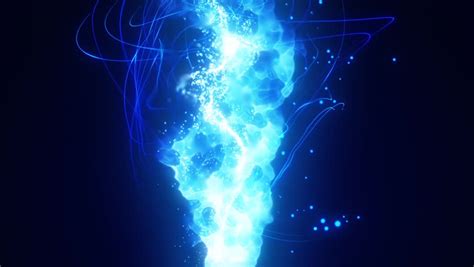 4k 1:00dry head head skeleton. Realistic Blue Fire, Full Hd. Stock Footage Video (100% ...