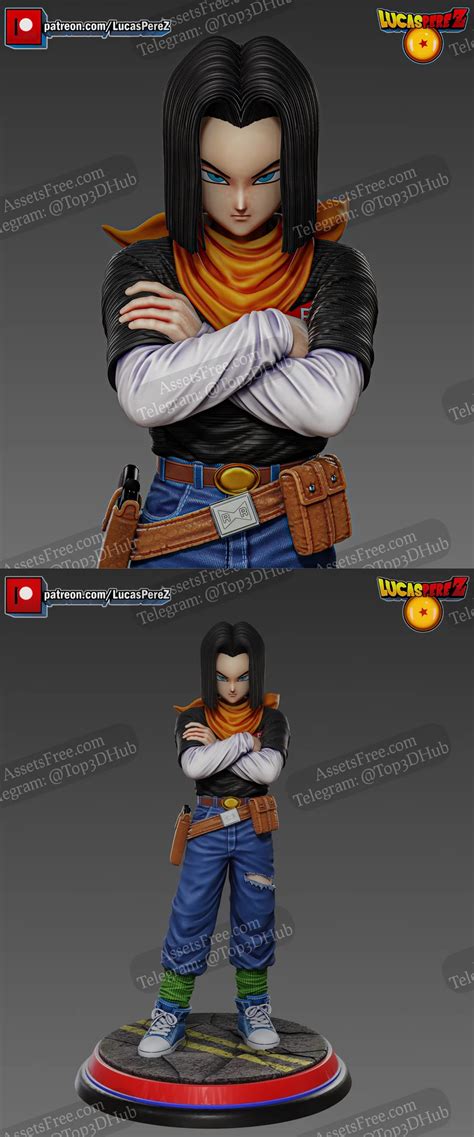 Android 17 ‣ 3d Print Model ‣