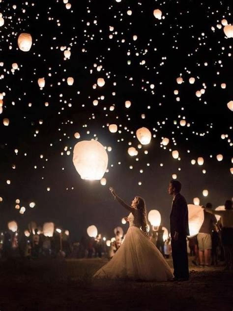 Top 20 Must Have Night Wedding Photos With Lights Romantic Night