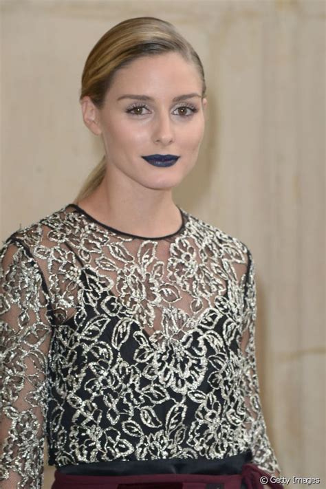 Paris Fashion Week Olivia Palermos Accessorized Ponytail And Blue