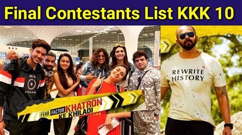 Khatron Ke Khiladi 10 Heres The List Of Celebrity Contestants