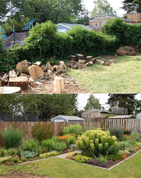 Garden Landscaping Before And After Outdoor