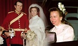 Princess Anne: Wedding to second husband Timothy Laurence compared to ...