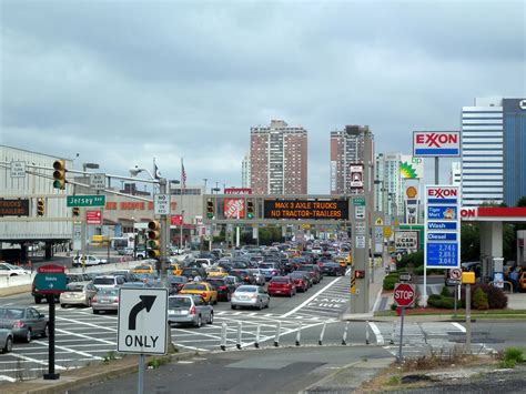 Looking at I-78 crosses Jersey Avenue on its way to Holland Tunnel in
