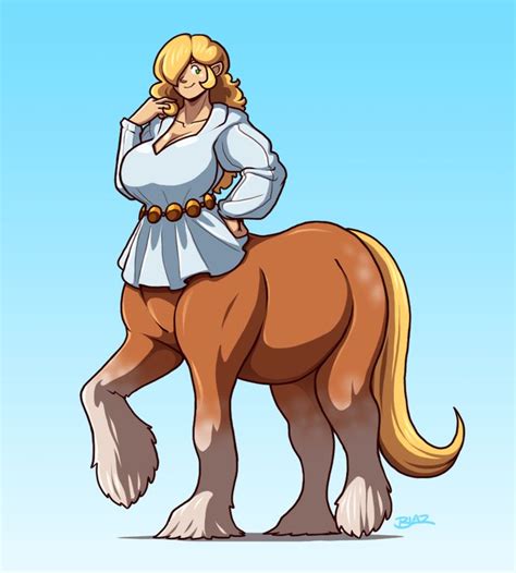 Clydesdale Centaur By Blazbaros On DeviantArt Fantasy Character Design Character Design