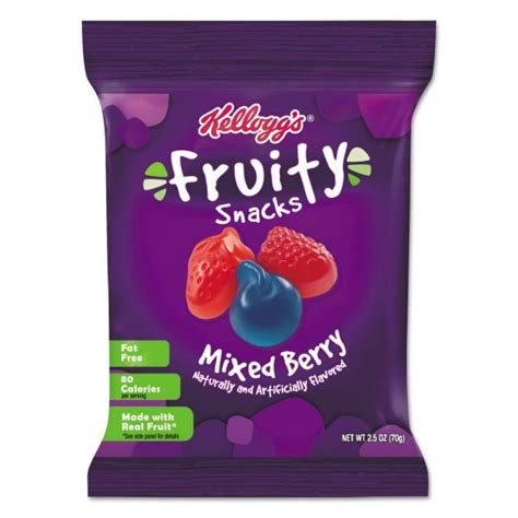 Kelloggs Fruity Snacks Mixed Berry 25oz Bag 48carton